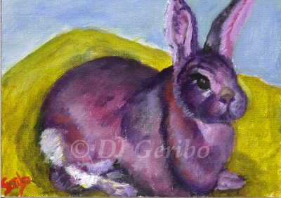 Big Bunny - Daily Paintings Animals by artist DJ Geribo