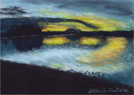 Graham Lake Sunset - Print